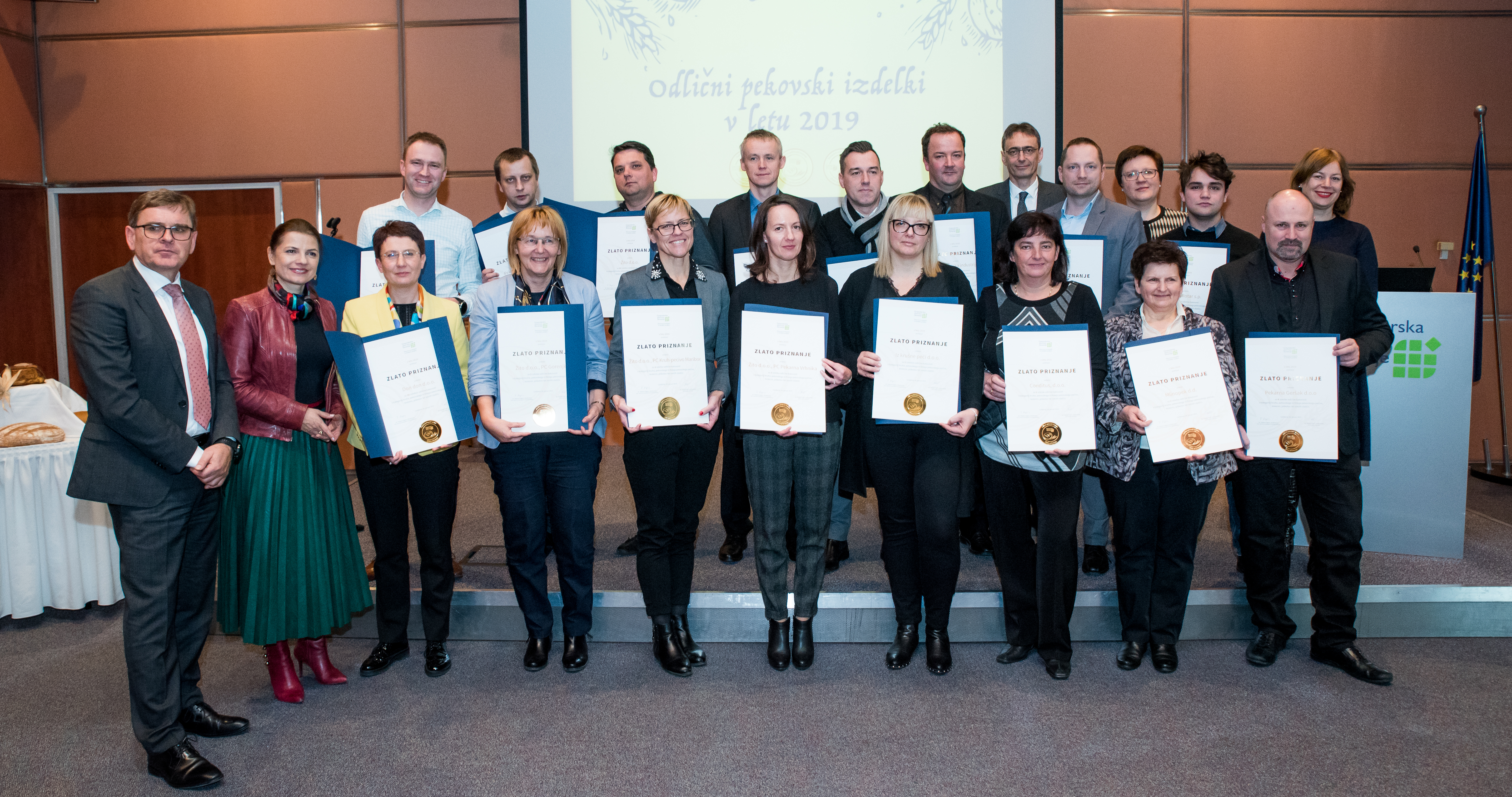 ZLATA PRIZNANJA ZA ODLIČNE PEKOVSKE IZDELKE