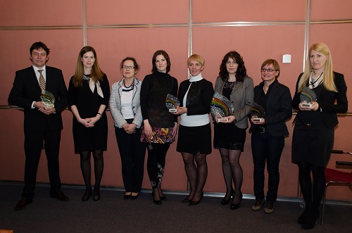 Prejemniki pokalov 1. natečaja Mavrični pokal zdravja