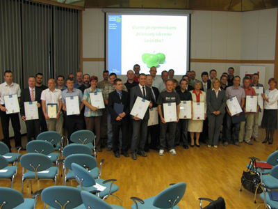 Podelitev inovacij za leto 2009