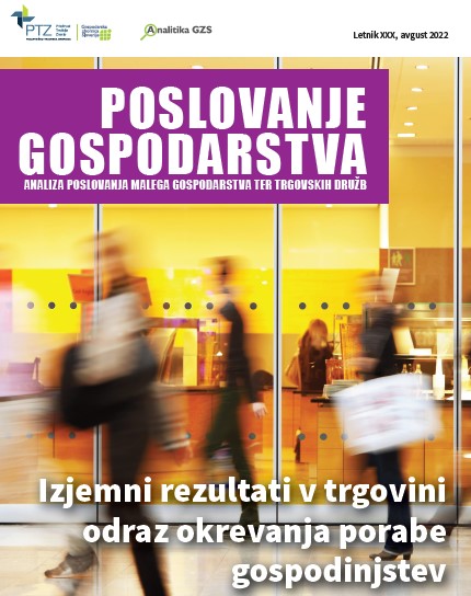 Analiza poslovanja malega gospodarstva ter trgovinskih družb 2021